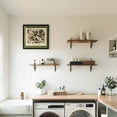 thumbnail image 4 of Farmhouse Floating Shelves for Wall 32″W x 8″D, Long Wall Mounted Shelves Set of 3, 4 of 9