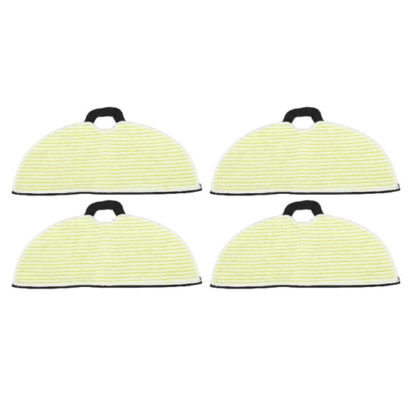 Almohadillas de repuesto para mopa al vacío, 4 Uds., fibra reutilizable, lavable, superabsorbente, Robot aspirador para Shark RV2001WD RV2002WD