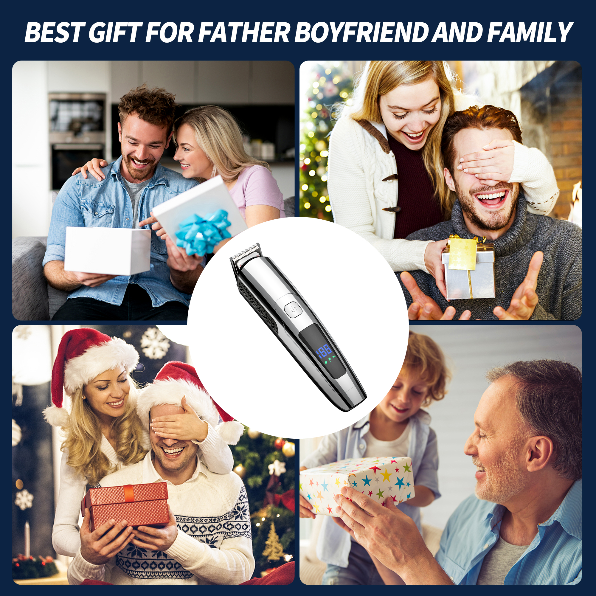 Cshidworld 14-in-1 Electric Beard Trimmer Kit for Men photo 6