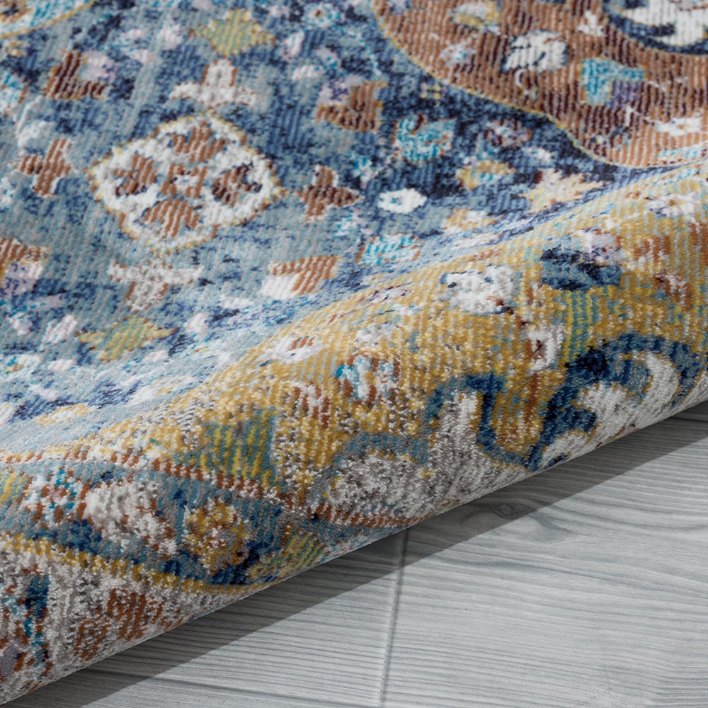 LR Home Ada 8'9" x 11'9" Multi/Beige Moroccan Indoor Area Rug