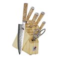 thumbnail image 1 of MIYABI 5000 MCD 7 Piece Knife Block Set, Brown, 1 of 8