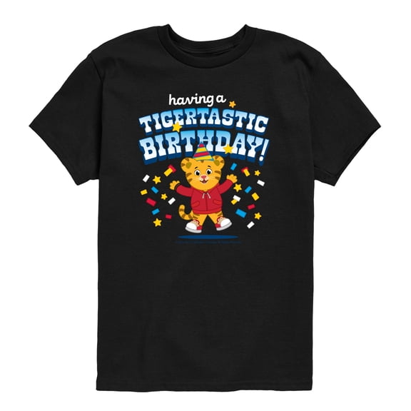 Daniel Tiger - Having A Tigertastic Birthday - Toddler Short Sleeve Graphic T-Shirt