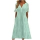 thumbnail image 1 of Vestido de verano genérico con hombros descubiertos y cuello en V 2025, 1 of 6