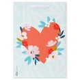 thumbnail image 2 of American Greetings Mother's Day 10" Medium Blue Gift Bag, Floral Heart Design (1-Count), 2 of 4