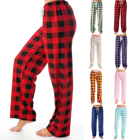 Hzzrkos Women Casual Fashion Premium Polyester Print High Waist Elastic Waist Loose Wide Leg Long Pants With Side Pockets for Daily Loungewear Casual Errands