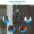 thumbnail image 4 of Key Lock Box, AMIR Key Box 12-Digit Combination Push Button Key Safe Box for Wall Outside Door Home Warehouse Basement Garage Car Key, 4 of 11