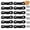 Black, variant on Elastic Shoe Laces No Tie Lacing System for Shoes Perfect for Sneakers 6 Pack White