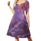 thumbnail image 2 of Vestido gótico Zig Zag con mangas recortadas, vestido sensual para mujer, disfraz de verano para mujer, 2 of 7