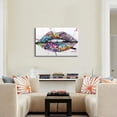 thumbnail image 6 of HFDF Graffiti Wall Art Colorful Wall Art Lips Decor Lip Art Graffiti Art Graffiti Decor Graffiti Wall Decor Lips Wall Art Graffiti Art Wall Decor Lips Poster for Girls Room Decor 16x12inch Framed, 6 of 6