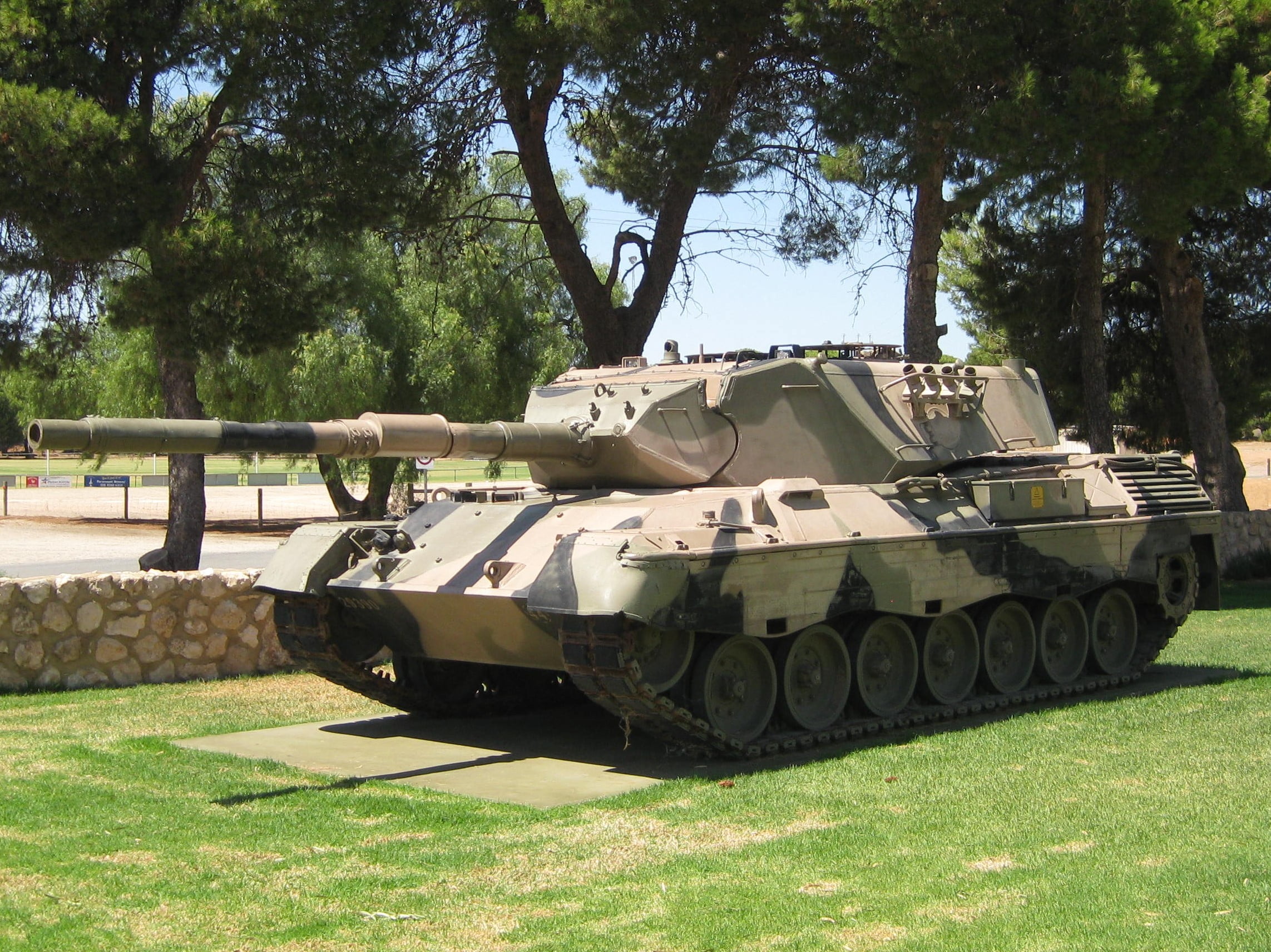 Leopard 1 tank located at Two Wells, South Australia.20 Inch By 30