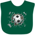 thumbnail image 3 of Inktastic Soccer Breakthrough Boys or Girls Baby Bib, 3 of 4