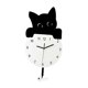 thumbnail image 3 of Reloj de pared con forma de , decorativo, colgante, de estilo contemporáneo, con mecanismo silencioso , ideal para habitación de los, 3 of 8