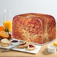 thumbnail image 5 of ZUXONGSY Fall Maple Leaf Toast Cover 2 Slice Bread Toaster Oven Dustproof Cover Wide Slot Bread Maker Cover Toaster Protector Reusable Kitchen Appliance Accessories Thanksgiving Decor, 5 of 7