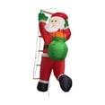 thumbnail image 2 of Adornos navideños inflables de Papá Noel para puertas y patios., 2 of 9