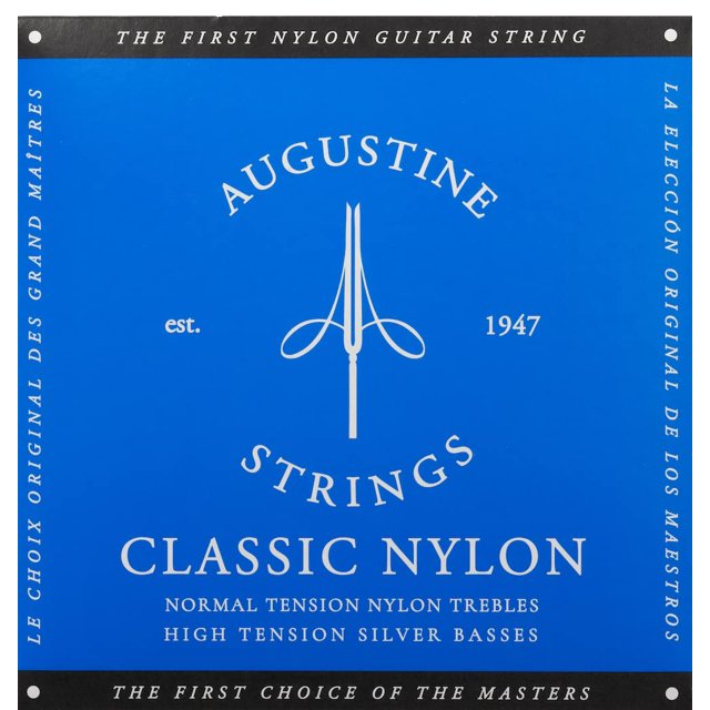 Cuerdas para guitarra clásica Augustine Classic Blue High Tension
