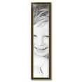 thumbnail image 2 of ArtToFrames 10" x 45" Black Panel With Gold Lip Picture Frame, 10x45 inch Multi Wood Poster Frame (WOM-5092),  Pack, 2 of 7