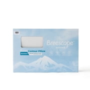 Breescape Essentials B-Cool Cooling Memory Foam Contour Neck Support Pillow, Grey