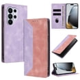 thumbnail image 1 of Phone Case for Samsung Galaxy S26 Ultra FOXDOCK Premium Leather,Creative Dual-Color Cover with Card Slot,Shockproof, 1 of 7