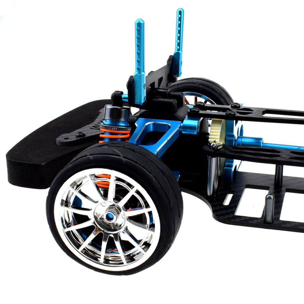 Rc 1/10 4WD Alloy Carbon Touring Car Frame Kit For TAMIYA TT01 TT01E Shaft Drive 