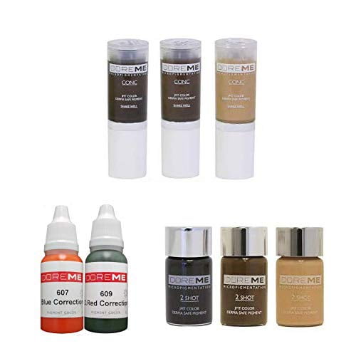 Doreme Maquillage Permanent, Ensembles de Pigments Microblading (Ensemble Parfait)