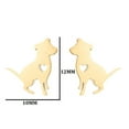 thumbnail image 3 of Women earring girl stud ear Drop Animal s Multiple Stainless Steel Rabbit Mouse Snake Cute Cat Dog s, 3 of 5