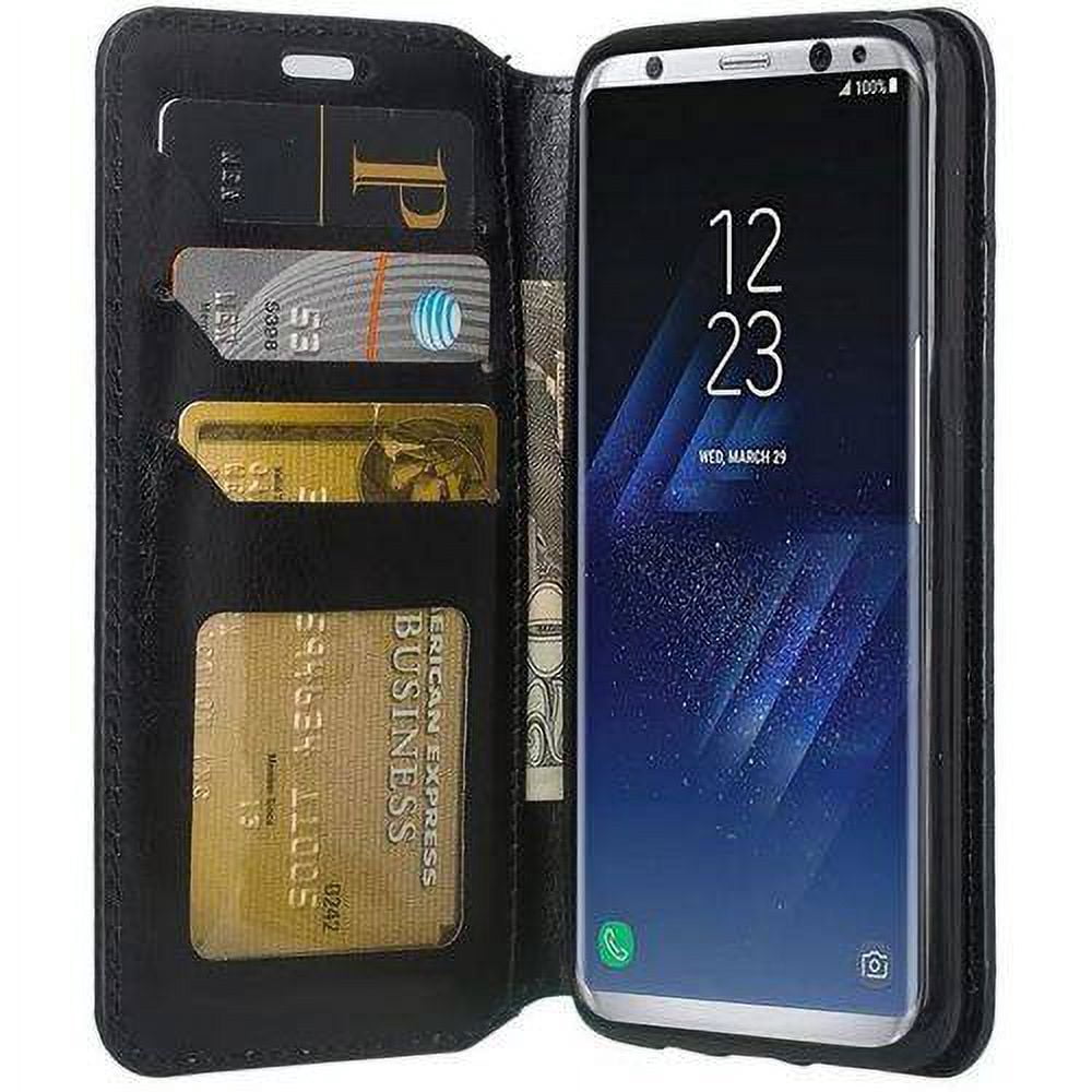 Protective Wallet Stand Case for Samsung Galaxy s8 Perfect Fit