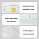 thumbnail image 2 of Organizador de esquina para baño Shuang Qing de 2 niveles, plástico transparente, 2 of 6