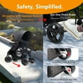 thumbnail image 4 of Funyard sit upright double lightweight travel stroller, with standing platform，Canopy，Tray Table, 4 of 9