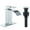 Chrome, variant on Bathroom Basin Faucet Vanity Sink Waterfall Mixer Tap Lavatory Tap &Drain Chrome