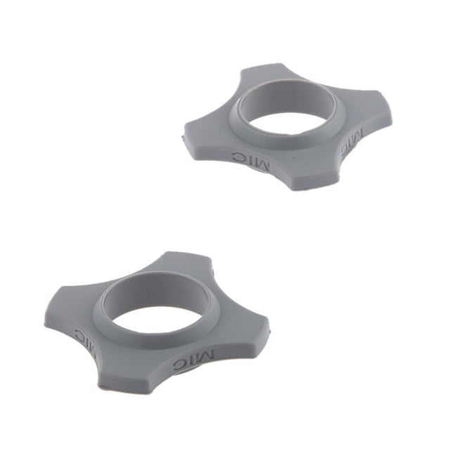 Soporte Deslizante para Micrófono 2 uds Gris Shamjiam