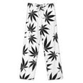 thumbnail image 3 of Weed Pattern Women's Pajamas Pajama Pants Women's Sleepwear Lounge Sleep Bottoms Stretch with Pockets, 3 of 7