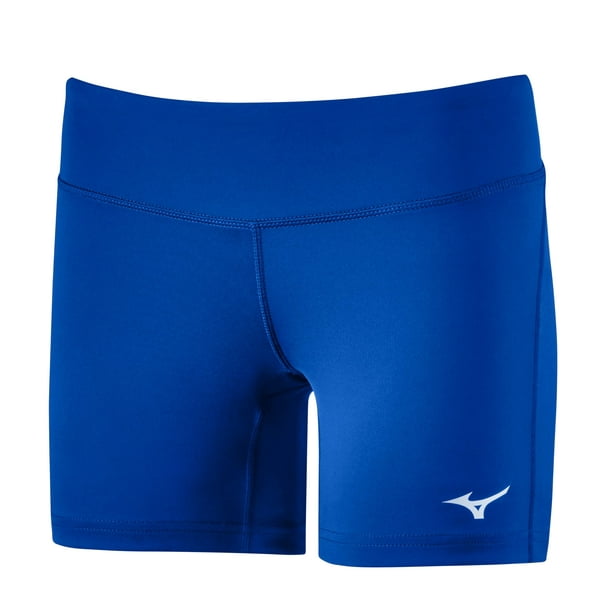 Pantalones cortos de compresión Mizuno Victory para voleibol Royal L para mujer
