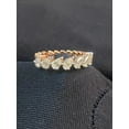 thumbnail image 6 of Stunning 1.05 Cts Pear Shape Diamonds Stackable Wedding Band Ring in Hallmark 14K Rose Gold, 6 of 13