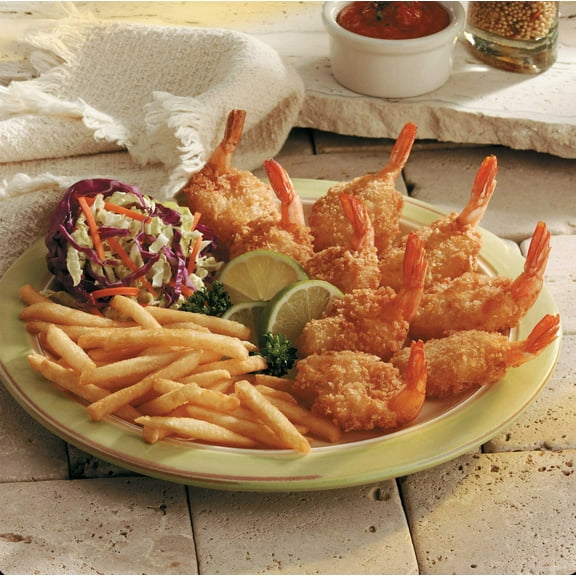 Oceanway Seafood Butterfly Breaded Shrimp - 16/20 Count, 3 Pound - 4 per case.