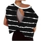 thumbnail image 1 of mfyjkho Tops Para Mujer, Camiseta Estampada Informal Y De Moda Para Mujer Con Cuello En V Y Manga Corta Tops Y Blusas Para Mujer Xxl, 1 of 5