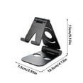 thumbnail image 3 of Phone Holder Universal Angle Height Adjustable Stand for Phone Tablet Tabletop Folding Support Cradle for Watching Video blue, 3 of 5