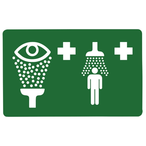 Speakman SGN3 Emergency Shower & Eyewash Sign