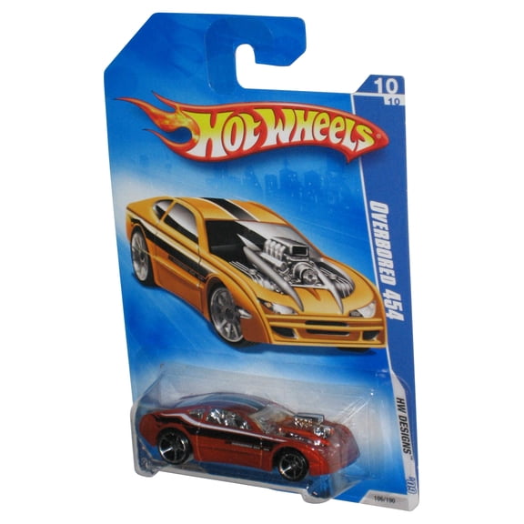 Hot Wheels HW Designs '09 Orange Overbored 454 Toy Car 106/190
