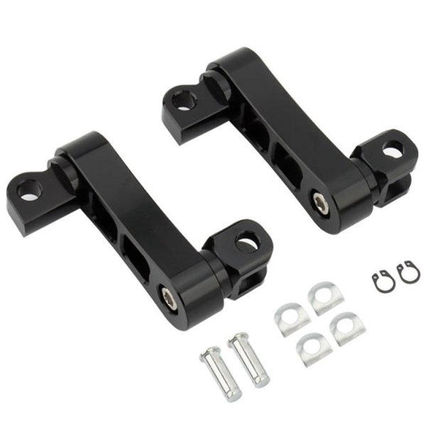 Estriberas para pasajeros ajustables para bicicletas Extenss Bracket B
