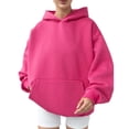thumbnail image 2 of IMENGL Hoodies oversized sweatshirts pullover, Pink L, Size M-XL, 2 of 7
