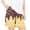 Brown, variant on Birthday Party Casual Pants for Kids, Ice Cream Cake Print Elastic Waistband with Pockets, Loose Fit Summer Shorts, Cotton, Breathable Lightweight