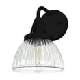 thumbnail image 2 of Hunter - Cypress Grove 1-light Natural Black Iron, Medium Size Sconce Light, Dimmable, Transitional Style, for Bedrooms, Dining, Living Rooms - 19253, 2 of 8