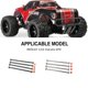thumbnail image 2 of Vogacara Junta de transmisión Universal de acero 1/10, 4 Uds., diseño estriado, junta de transmisión Universal Rc para pieza de coche EPX RC Kits de construcción modelo Plata, 2 of 6