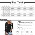 thumbnail image 3 of Texiao Women's V Neck 3/4 Sleeve Tops Color Block/Solid Shirts Basic Summer Tees, 3 of 7