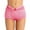 Pink, variant on Women's Ruffle Mini Boxer Shorts Y2k Lace Layered Pajama Bottoms Sexy Micro Sleep Shorts Bloomers Pettipants