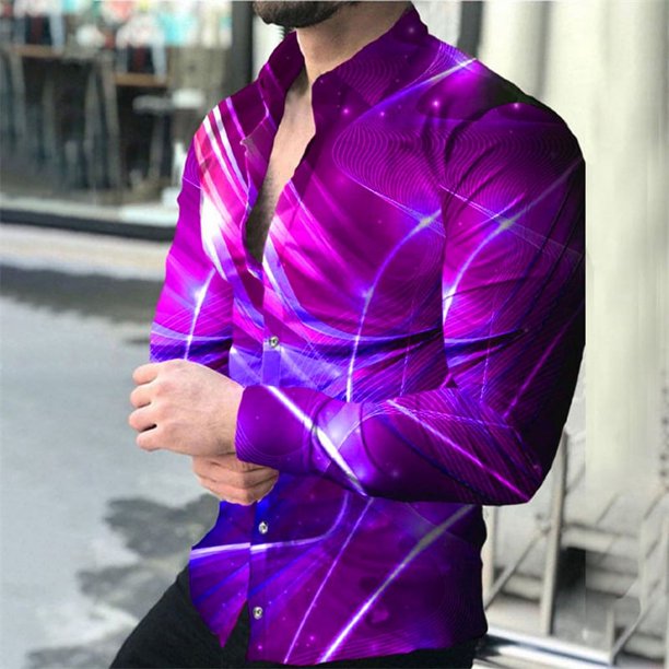Camisa de moda para hombre, de lujo, para fiesta, rosa, rojo, azul, con estampado HD, diseño de diseñador, , nuevo estilo, gran oferta, suave, cómoda, talla grande