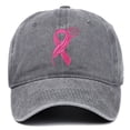 thumbnail image 2 of HJYCHN Mens Hats Unisex International Awareness Day Ribbon Embroidered For Outdoor Sports Hop Hat Letters Womens Baseball Caps Grey One Size, 2 of 4