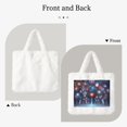 thumbnail image 2 of Yiaed Fireworks1 Print Fluffy Shoulder Bag Plush Bags Women Ladies Tote Bag Fluffy White Furry Purse Handbag for Autumn and Winter, 2 of 7