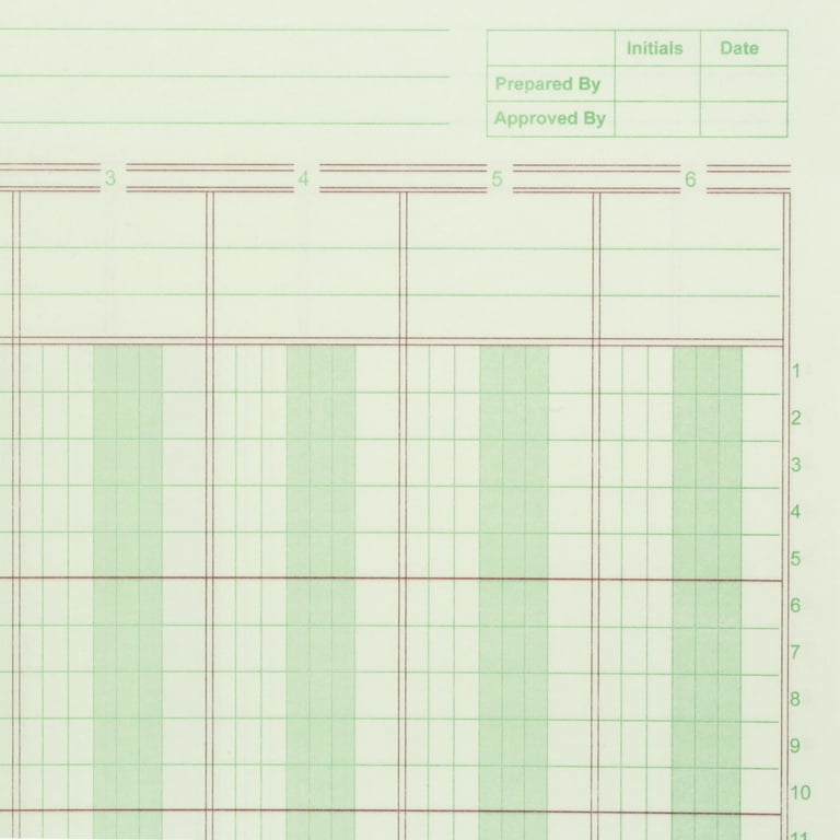 Printable Columnar Accounting Digital Ledger Printable, 53 OFF
