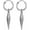 Tapered Drop Earrings, variant on Leander Stainless Steel Gothic Punk Drop Earrings for Men Women